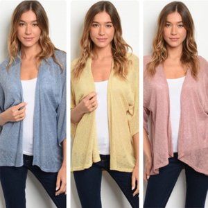 Lightweight cardigan - assorted colors/sizes
